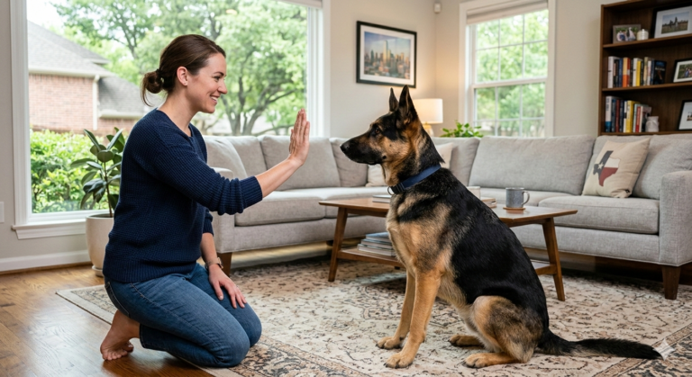 in-home dog training in dallas